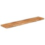 Rectangular wall shelf acacia wood live edge 100x20x2.5cm by , Shelves and shelves - Ref: Foro24-370228, Price: 40,90 €, Disc...