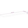 Rectangular wall shelf acacia wood live edge 100x20x2.5cm by , Shelves and shelves - Ref: Foro24-370228, Price: 40,90 €, Disc...