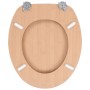 Asiento inodoro WC con tapa MDF diseño bambú de vidaXL, Asientos de inodoros y bidés - Ref: Foro24-143927, Precio: 37,40 €, D...