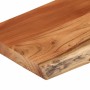 Rechteckiges Wandregal aus Akazienholz mit lebender Kante, 70 x 30 x 2,5 cm von , Regale und Regale - Ref: Foro24-370237, Pre...