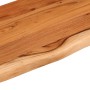 Rechteckiges Wandregal aus Akazienholz mit lebender Kante, 100 x 30 x 2,5 cm von , Regale und Regale - Ref: Foro24-370240, Pr...