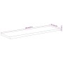 Rectangular wall shelf acacia wood live edge 100x30x2.5cm by , Shelves and shelves - Ref: Foro24-370240, Price: 56,07 €, Disc...