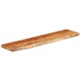 Rectangular wall shelf acacia wood live edge 120x30x2.5cm by , Shelves and shelves - Ref: Foro24-370242, Price: 48,88 €, Disc...