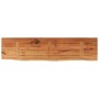 Rectangular wall shelf acacia wood live edge 120x30x2.5cm by , Shelves and shelves - Ref: Foro24-370242, Price: 48,88 €, Disc...