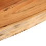 Rectangular wall shelf acacia wood live edge 120x30x2.5cm by , Shelves and shelves - Ref: Foro24-370242, Price: 48,88 €, Disc...