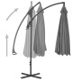 Cantilever umbrella with steel pole 250x250 cm anthracite by vidaXL, Umbrellas - Ref: Foro24-44879, Price: 133,37 €, Discount: %