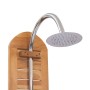 Teak solid wood garden shower 70x75x204 cm by vidaXL, Pool and spa accessories - Ref: Foro24-44667, Price: 245,57 €, Discount: %