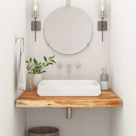 Encimera de baño rectangular madera maciza acacia 70x60x3,8 cm de , Encimeras - Ref: Foro24-370307, Precio: 78,95 €, Descuent...