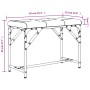 Esszimmerbank aus Stahl und dunkelgrauem Stoff, 62 x 32 x 45 cm von , Ess- und Küchenbänke - Ref: Foro24-835219, Preis: 39,88...