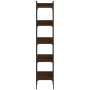 Bookcase with 5 shelves brown oak wood 35x30x174 cm by , Bookcases and shelves - Ref: Foro24-838857, Price: 50,03 €, Discount: %