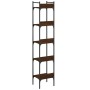 Bookcase with 5 shelves brown oak wood 35x30x174 cm by , Bookcases and shelves - Ref: Foro24-838857, Price: 50,03 €, Discount: %