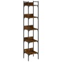 Bookcase with 5 shelves smoked oak wood 35x30x174 cm by , Bookcases and shelves - Ref: Foro24-838855, Price: 48,39 €, Discoun...