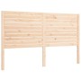 Estructura de cama de matrimonio con cabecero madera maciza de , Camas y somieres - Ref: Foro24-3195031, Precio: 183,99 €, De...