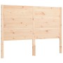 Bed frame with solid wood headboard 120x200 cm by , Beds and slatted bases - Ref: Foro24-3192746, Price: 141,99 €, Discount: %