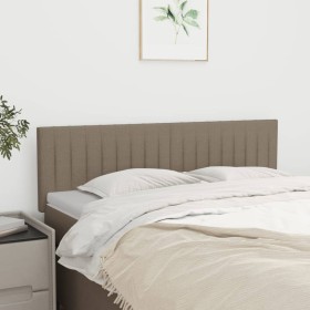 Cabeceros 2 unidades tela gris taupe 72x5x78/88 cm de , Cabeceros y pies de cama - Ref: Foro24-346246, Precio: 60,33 €, Descu...