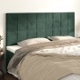 Headboards 4 units of dark green velvet 100x5x78/88 cm by , Headboards and footboards - Ref: Foro24-3116401, Price: 125,31 €,...