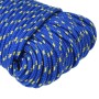 Blue polypropylene boat rope 3 mm 100 m by , Ropes and metal cords - Ref: Foro24-152430, Price: 13,90 €, Discount: %