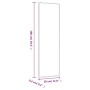 Espejo de pared vidrio rectangular 30x100 cm de , Espejos - Ref: Foro24-350445, Precio: 37,15 €, Descuento: %