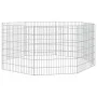 Kaninchenkäfig 8 Paneele aus verzinktem Eisen 54x60 cm von , Käfige und Lebensräume für Kleintiere - Ref: Foro24-171574, Prei...