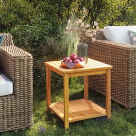 Solid acacia wood side table 45x45x45 cm by vidaXL, Coffee table - Ref: Foro24-44128, Price: 51,99 €, Discount: %