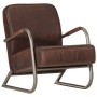 Brown genuine leather armchair by , Armchairs - Ref: Foro24-359632, Price: 247,98 €, Discount: %