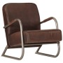 Brown genuine leather armchair by , Armchairs - Ref: Foro24-359632, Price: 247,98 €, Discount: %