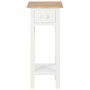 Mesa auxiliar de madera blanca 27x27x65,5 cm de vidaXL, Mesas auxiliares - Ref: Foro24-280057, Precio: 60,23 €, Descuento: %