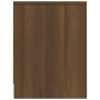 Mesita de noche madera contrachapada roble marrón 40x30x40 cm de vidaXL, Mesitas de noche - Ref: Foro24-815409, Precio: 35,07...