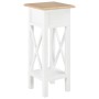 Mesa auxiliar de madera blanca 27x27x65,5 cm de vidaXL, Mesas auxiliares - Ref: Foro24-280057, Precio: 60,23 €, Descuento: %