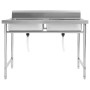 Stainless steel double sink for kitchen by vidaXL, Sinks - Ref: Foro24-144291, Price: 230,69 €, Discount: %