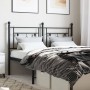 Black metal headboard 135 cm by , Headboards and footboards - Ref: Foro24-374371, Price: 39,98 €, Discount: %