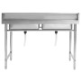 Stainless steel double sink for kitchen by vidaXL, Sinks - Ref: Foro24-144291, Price: 230,69 €, Discount: %