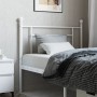 Cabecero de metal blanco 90 cm de , Cabeceros y pies de cama - Ref: Foro24-374416, Precio: 28,28 €, Descuento: %