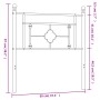 Kopfteil aus weißem Metall, 90 cm von , Kopf- und Fußteile - Ref: Foro24-374416, Preis: 28,28 €, Rabatt: %