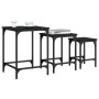 Stackable coffee tables 3 pieces black engineered wood by , Coffee table - Ref: Foro24-838928, Price: 40,03 €, Discount: %