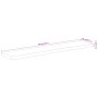 Rectangular wall shelf acacia wood live edge 90x20x2.5 cm by , Shelves and shelves - Ref: Foro24-370227, Price: 41,68 €, Disc...