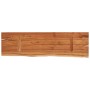 Estante pared rectangular madera acacia borde vivo 70x20x2,5 cm de , Estantes y estanterías - Ref: Foro24-370225, Precio: 32,...