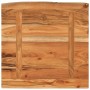 Square acacia wood wall shelf live edge 40x40x2.5 cm by , Shelves and shelves - Ref: Foro24-370246, Price: 28,46 €, Discount: %