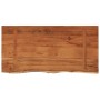 Rectangular board acacia wood live edge 80x40x2.5 cm by , Table tops - Ref: Foro24-370250, Price: 50,81 €, Discount: %