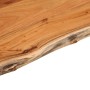 Rectangular board acacia wood live edge 80x40x2.5 cm by , Table tops - Ref: Foro24-370250, Price: 50,81 €, Discount: %