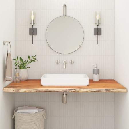 Encimera de baño rectangular madera maciza acacia 140x60x2,5 cm de , Encimeras - Ref: Foro24-370265, Precio: 111,09 €, Descue...