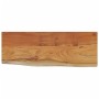 Estante pared rectangular madera acacia borde vivo 50x20x3,8 cm de , Estantes y estanterías - Ref: Foro24-370271, Precio: 27,...