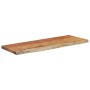 Rechteckiges Wandregal aus Akazienholz mit lebender Kante, 80 x 30 x 3,8 cm von , Regale und Regale - Ref: Foro24-370286, Pre...