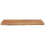 Rectangular wall shelf acacia wood live edge 60x30x3.8 cm by , Shelves and shelves - Ref: Foro24-370284, Price: 37,96 €, Disc...