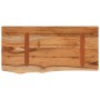 Rechteckiges Wandregal aus Akazienholz mit lebender Kante, 60 x 30 x 3,8 cm von , Regale und Regale - Ref: Foro24-370284, Pre...