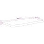 Rectangular wall shelf acacia wood live edge 60x30x3.8 cm by , Shelves and shelves - Ref: Foro24-370284, Price: 37,96 €, Disc...