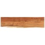 Estante pared rectangular madera acacia borde vivo 120x30x3,8cm de , Estantes y estanterías - Ref: Foro24-370290, Precio: 68,...