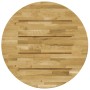 Solid oak round table surface 23 mm thick, 700 mm in diameter. by vidaXL, Table tops - Ref: Foro24-245984, Price: 101,74 €, D...