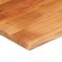 Tablero rectangular madera de acacia borde vivo 90x80x3,8 cm de , Accesorios y productos para escritorios - Ref: Foro24-37031...