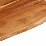 Rectangular board acacia wood live edge 90x80x2.5 cm by , Desk accessories and products - Ref: Foro24-370267, Price: 117,37 €...